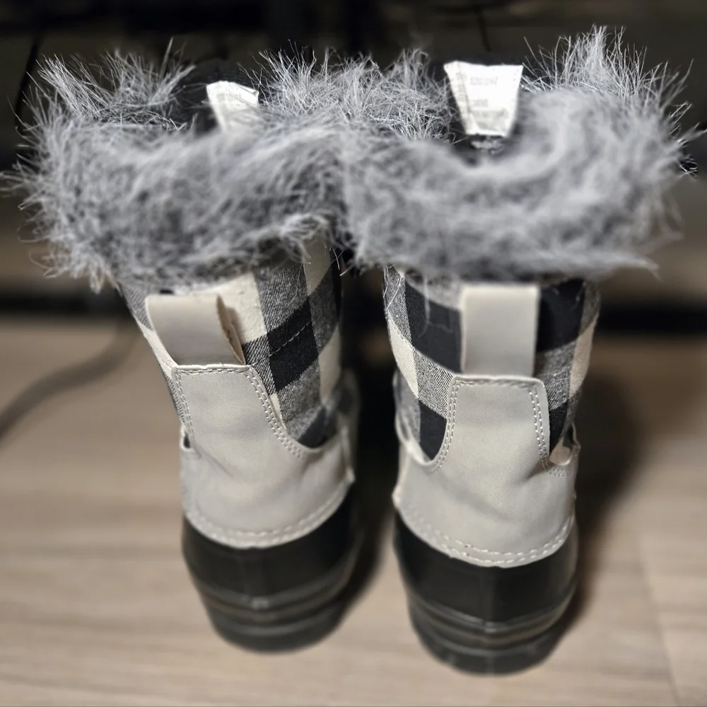 Natural Reflections Lumber Jill Insulated Pac Boots Sz 8 Like New